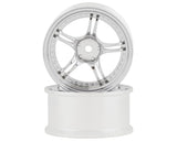 RC Art SSR Professor SPX 5-Split Spoke Drift Wheels Matte Silver 2 6mm Offset w/12mm Hex - RCA-ART-WW-0106MS