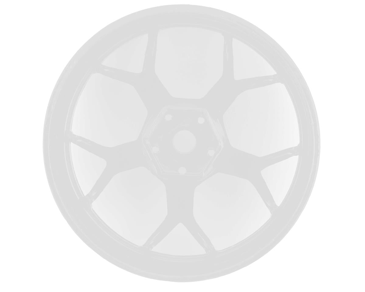 DS Racing Feathery Split Spoke Drift Rim White Hi Gloss 2 6mm Offset w/12mm Hex - DSC-DF-001