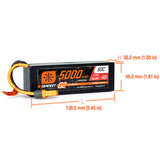14.8V 5000mAh 4S 50C Smart G2 Hardcase LiPo Battery IC5 - SPMX54S50H5