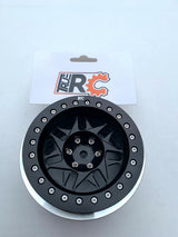 Axial SCX6 2.9” Black Aluminum Wheels 2 each - TRC-106