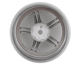 RC Art SSR Professor SPX 5-Split Spoke Drift Wheels Matte Silver 2 Deep Face 8mm Offset w/12mm Hex - RCA-ART-WW-0108MS