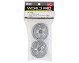 RC Art SSR Professor SPX 5-Split Spoke Drift Wheels Matte Silver 2 6mm Offset w/12mm Hex - RCA-ART-WW-0106MS