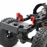 TrueRC Rear Red Shock Towers for SCX24 - TRC-034R
