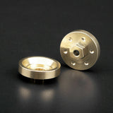 Brass Wheel Hubs 7g each 2pcs For Axial SCX24 - TRC-029