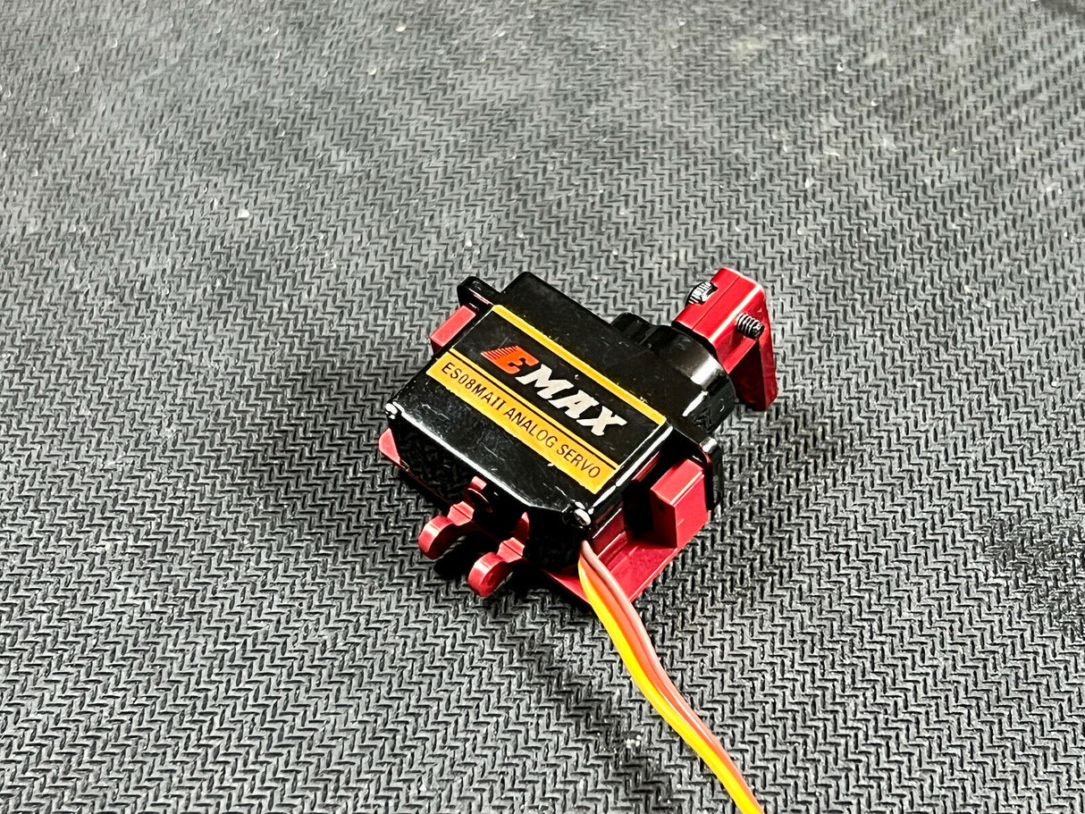 SCX24 EMAX ES08MAII Servo Upgrade Package Red - TRC-130