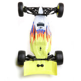 1/16 Mini-B 2WD Buggy Brushed RTR, Yellow/White - LOS01016T3