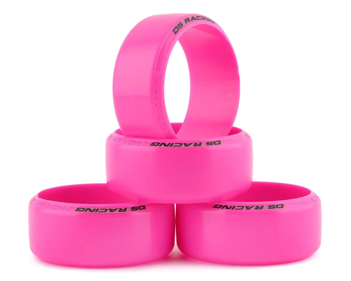 DS Racing Competition III Slick Drift Tires (Pink) (4) (LF-3) - DSC-CS3-LF3PK