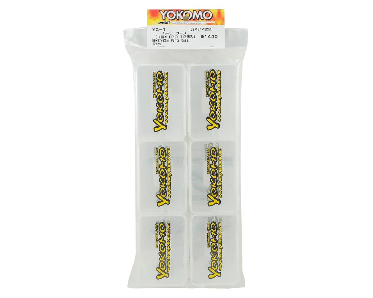 Yokomo Plastic Parts & Screws Carrying Case (12) (59x87x22mm) - YOKYC-1A