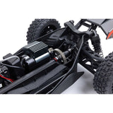 TYPHON GROM MEGA 380 Brushed 4X4 Small Scale Buggy RTR with Battery & Charger, Blue/Silver