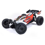 TYPHON GROM MEGA 380 Brushed 4X4 Small Scale Buggy RTR with Battery & Charger, Blue/Silver