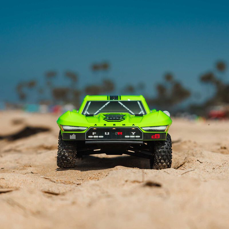 Arrma 1/10 FURY 2WD RTR Brushed Short Course Truck, Green
