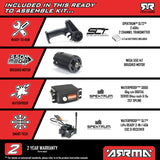 1/10 GORGON 2WD RTA Kit Brushed Monster Truck (Battery & Charger Included), Gun Metal