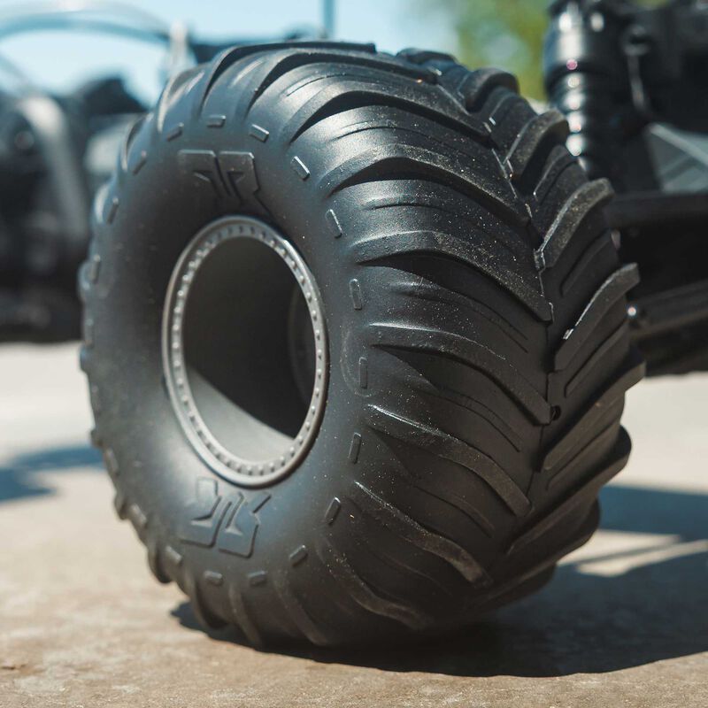1/10 GORGON 2WD RTR Brushed Monster Truck (Battery & Charger Included), Gun Metal