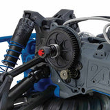 Arrma GORGON 4X2 MEGA 550 Brushed 1/10 Monster Truck RTR (Blue) w/SLT2 2.4GHz Radio - ARA3230T1