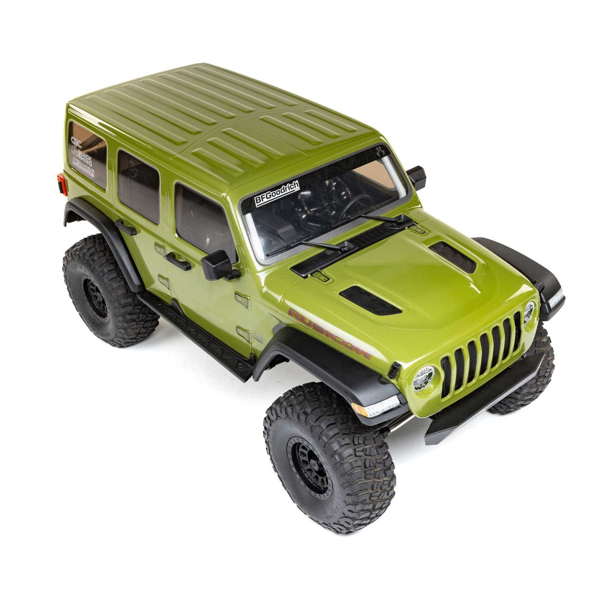 1/6 SCX6 Jeep JLU Wrangler 4WD Rock Crawler RTR: Green - XI05000T1