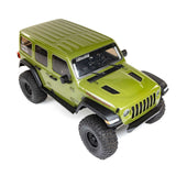 1/6 SCX6 Jeep JLU Wrangler 4WD Rock Crawler RTR: Green - XI05000T1