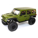 1/6 SCX6 Jeep JLU Wrangler 4WD Rock Crawler RTR: Green - XI05000T1