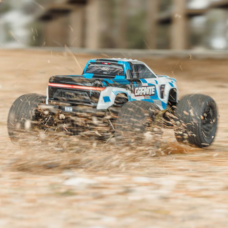 1/10 GRANITE MEGA 665 4X4 RTR Brushed Monster Truck, Blue