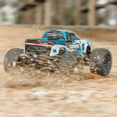 1/10 GRANITE MEGA 665 4X4 RTR Brushed Monster Truck, Blue