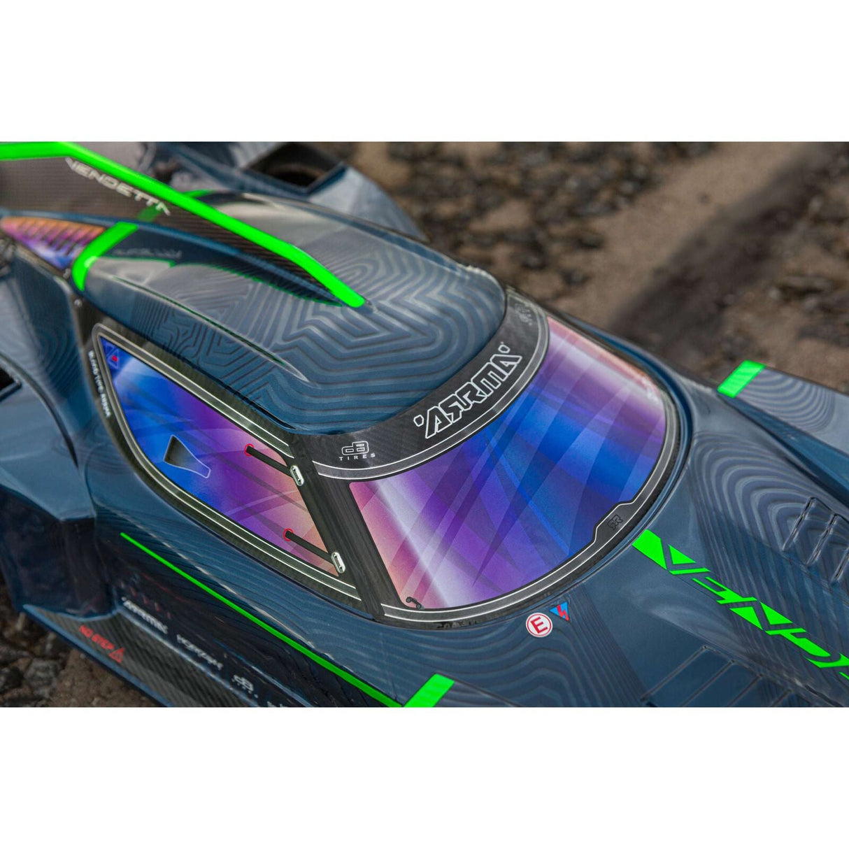 1/8 VENDETTA 4WD 3S BLX Brushless All-Road Speed Bash Racer, Blue - ARA4319V3T2