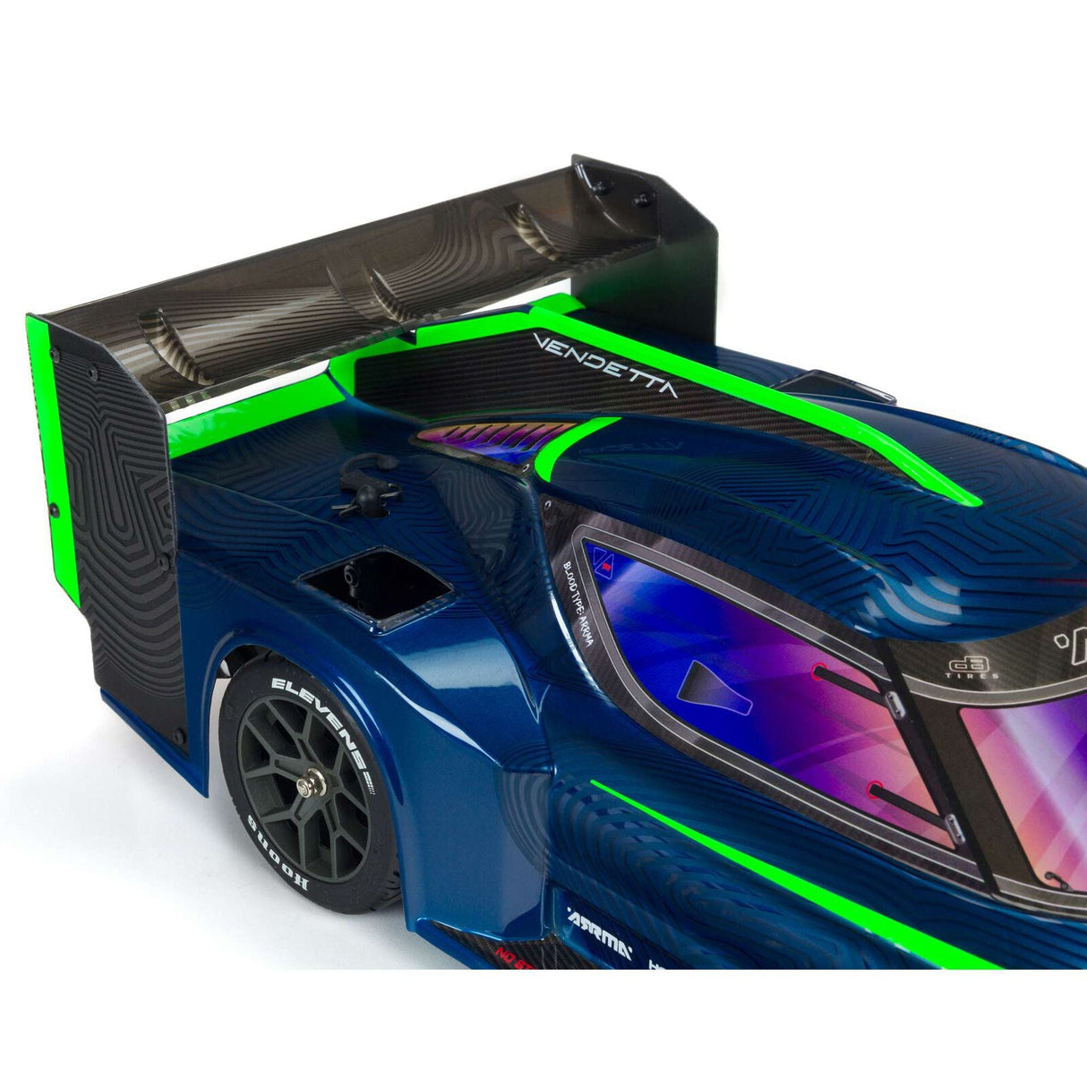 1/8 VENDETTA 4WD 3S BLX Brushless All-Road Speed Bash Racer, Blue - ARA4319V3T2