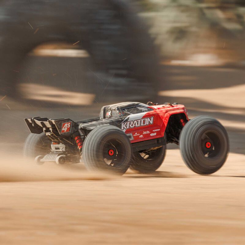 1/10 KRATON 4S 4X4 RTR Brushless Speed Truck, Red