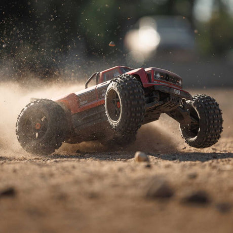 1/10 OUTCAST 4S 4X4 RTR Brushless Stunt Truck, Red