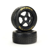 Bandito ST 2.8 Mounted Tires, Chrome 14mm Hex (2) -  DTXC5201