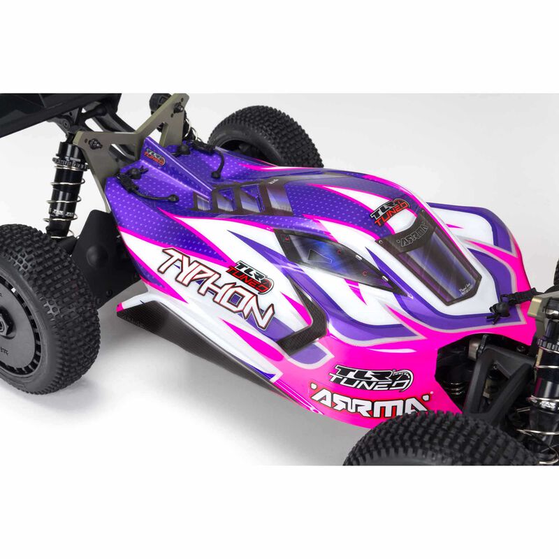 1/8 TLR Tuned TYPHON 4X4 Roller Buggy -  Pink/Purple - ARA8306