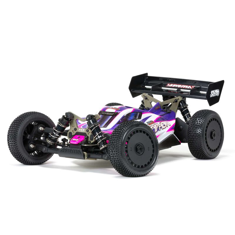 1/8 TLR Tuned TYPHON 4X4 Roller Buggy -  Pink/Purple - ARA8306