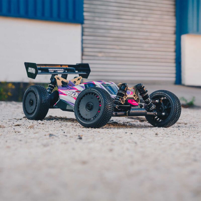 1/8 TLR Tuned TYPHON 4X4 Roller Buggy -  Pink/Purple - ARA8306