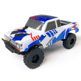 1/24 Enduro24 4WD Sendero Trail Truck RTR, Red/Blue - ASC20181