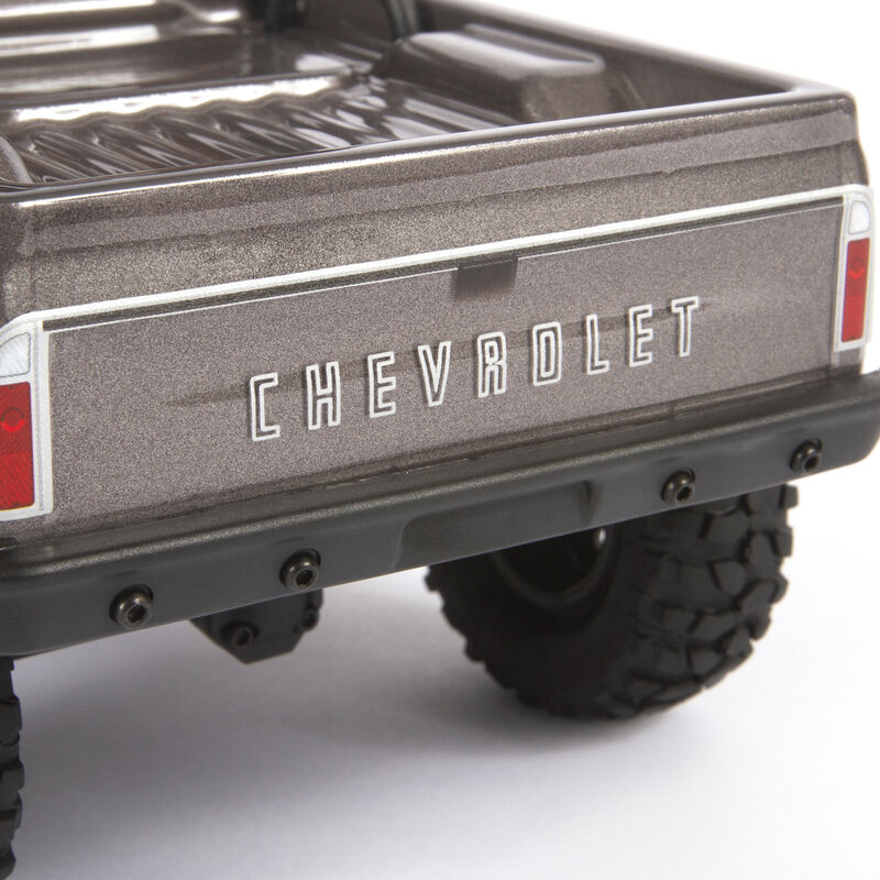 1/24 SCX24 1967 Chevrolet C10 4WD Truck Brushed RTR, Silver - AXI00001T2