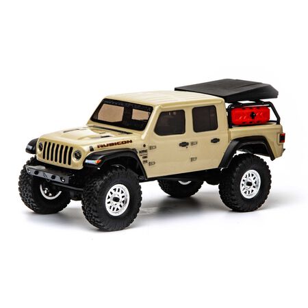 1/24 SCX24 Jeep JT Gladiator 4WD Rock Crawler Brushed RTR, Beige - AXI00005T1