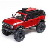 1/24 SCX24 2021 Ford Bronco 4WD Truck Brushed RTR, Red - AXI00006T1