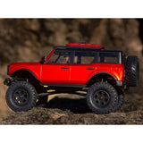 1/24 SCX24 2021 Ford Bronco 4WD Truck Brushed RTR, Red - AXI00006T1