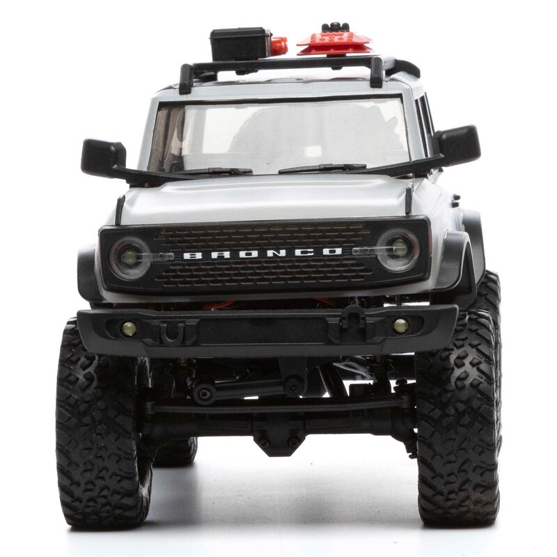 1/24 SCX24 2021 Ford Bronco 4WD Truck Brushed RTR, Grey - AXI00006T2