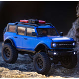 1/24 SCX24 2021 Ford Bronco 4WD Truck Brushed RTR, Blue - AXI00006T3