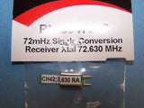 HITEC 72mHz SINGLE CONVERSION RECEIVER CRYSTAL CH. 42