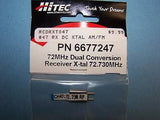HITEC 72mHz RECV CRYSTAL DUAL CONVERSION CH 47 #6677247