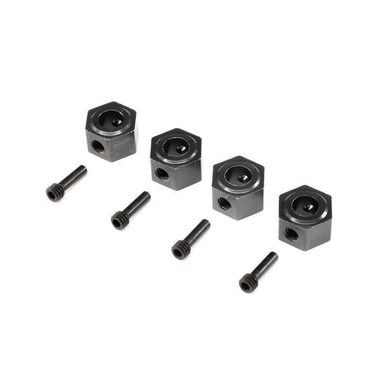 12mm Machined Wheel Hex (4): LMT