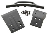 80022 Fr Bumper+Skid Plate Blk Slash 4x4