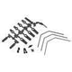 AX30803 Front Sway Bar Set (Soft/Medium/Firm) EXO