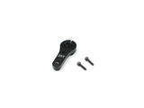 Carisma - Aluminum Clamping Servo Arm, 25 Tooth, Black: SCA-1E Series