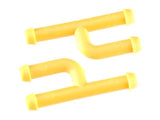 Dubro In-Line Fuel Connector w/Plug Yellow (2)