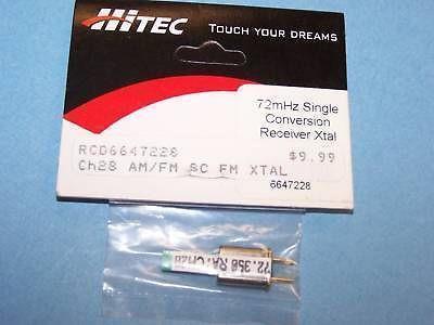 HITEC 72mHz SINGLE CONVERSION RECEIVER CRYSTAL AM/FM CH. 28 #6647228