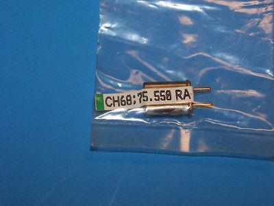 HITEC 75.550 MHz/AM CH 68 SINGLE CONVERSION RECEIVER CRYSTAL #6647568