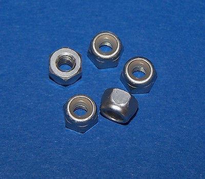 KYOSHO M3 ALUMINUM NYLON NUT (SLIVER/5 PCS ONLY) #1345