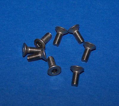 KYOSHO TITANIUM FLAT HEAD SCREW HEX M3X8 (8 PCS) #KYO1371