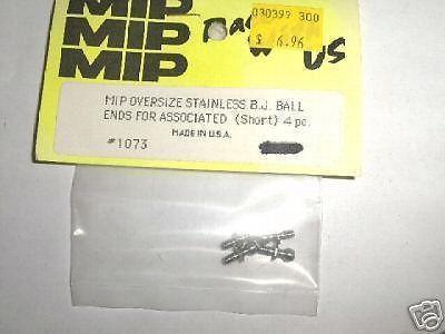 OVERSIZE stainless BJ Ball  ends for Associated  #1073